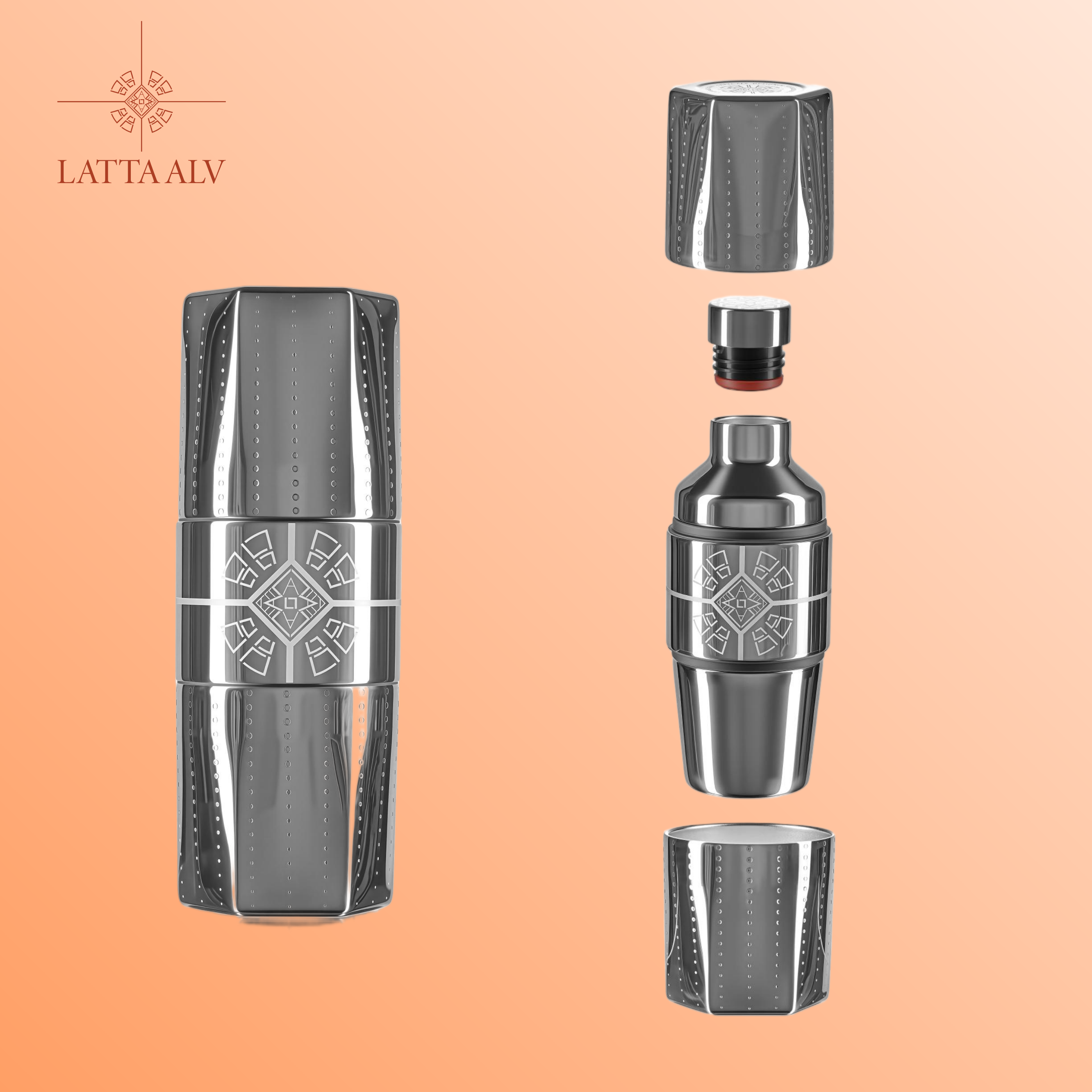 LATTA ALV ShareDuo Thermos Bottle Kit